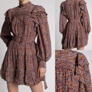 Ulla Johnson Bubble Hem Luna Dress, Size 6